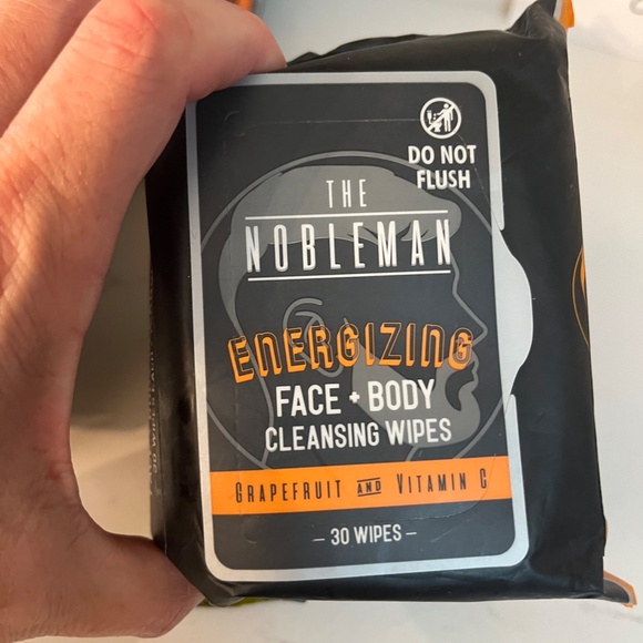 NEW The Nobleman Men’s Deodorant Wipes and Face and Body Wipes 90 total,DAD day! - Picture 1 of 4